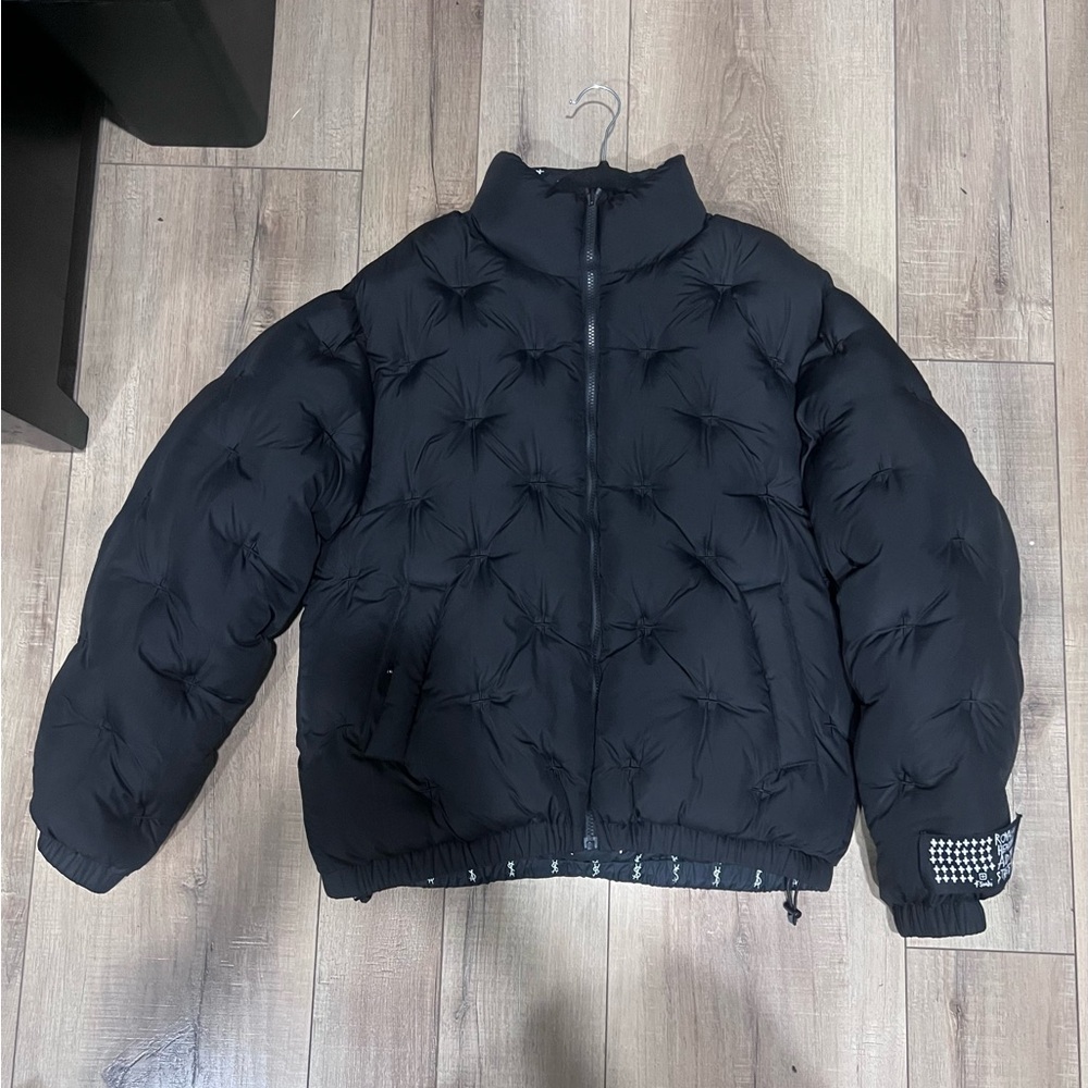 Reversible Black Puffer Jacket- KSUBI PUFFER